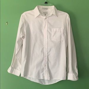 White button down